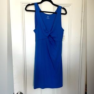 Arie causal ribbed blue dress NWT
